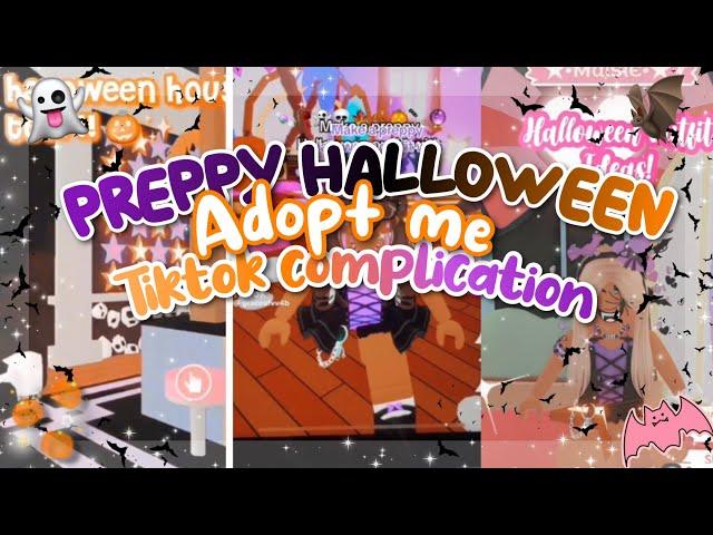 PREPPY ADOPT ME TIKTOK COMPILATION‍⬛ to get u in the spooky mood