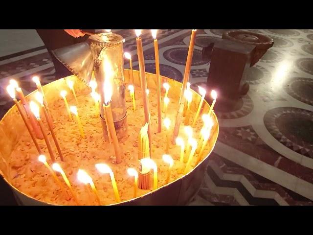 Третье видео - ваши личные Сретенские свечи в праздник Сретение Господне от Благодатного Огня