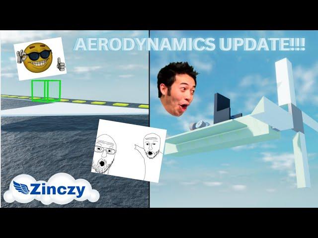 Aerodynamics update | Roblox Plane Crazy