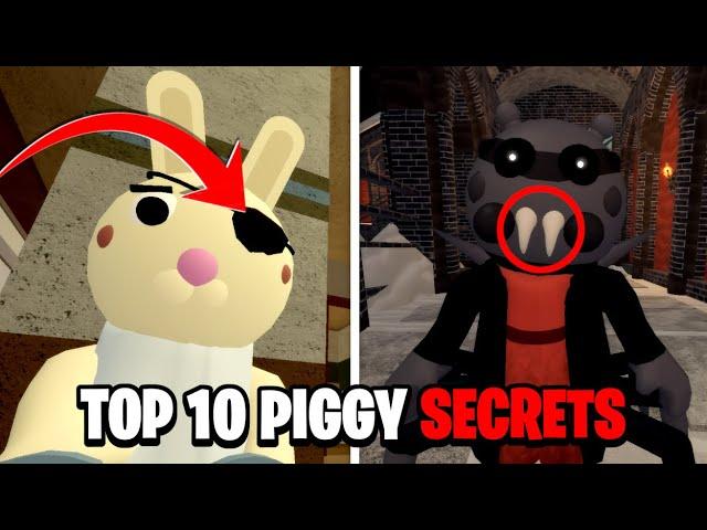 Top 10 Piggy SECRETS You FORGOT!! (Roblox)