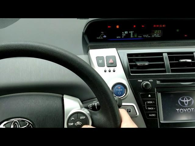 How to reset a maintenance light on a 2012 Prius v