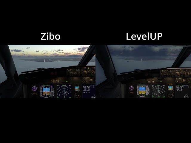 Zibo vs LevelUP Boeing 737-800 Comparison | X-Plane 12