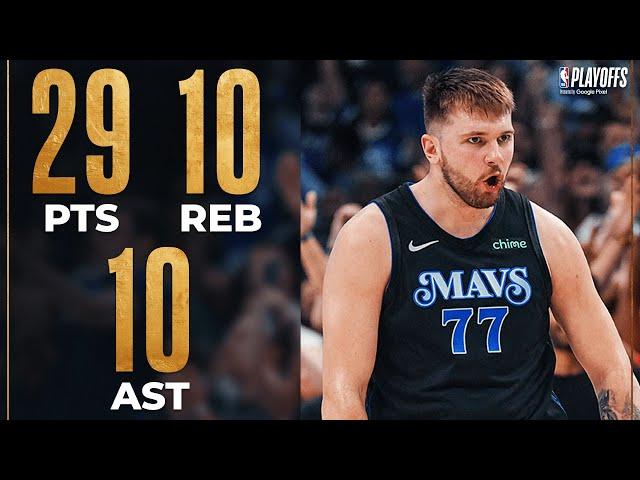 Luka Doncic's TRIPLE-DOUBLE Helps Send Dallas To Conference Finals!  | May 18, 2024