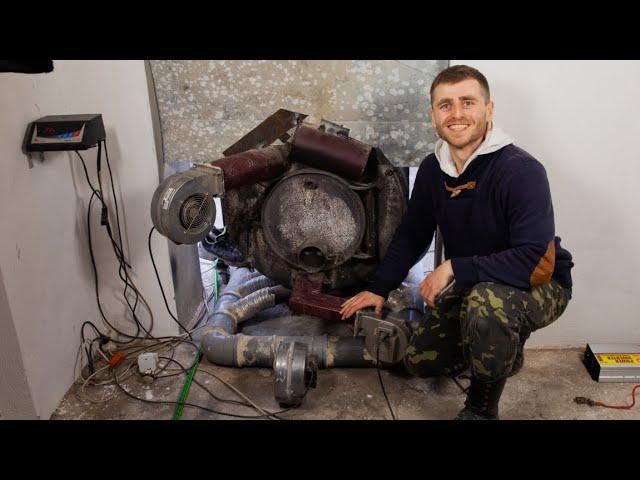 Дешевая система отопление теплицы Часть 2