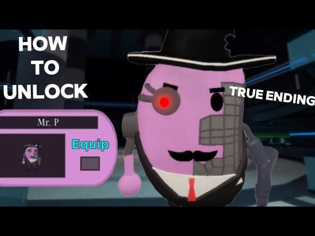 How To Get TRUE ENDING BADGE+MR P SKIN (Roblox Piggy)