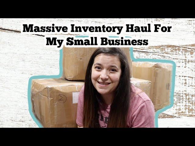 Huge Inventory Haul For My Small Business and Etsy Shop / AJ Blanks Haul For My Embroidery Business