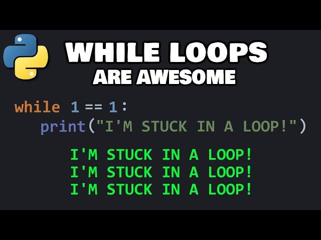 While loops in Python are easy ️