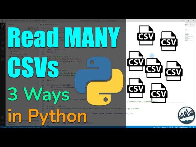 How to Read Multiple CSV Files in Python | For-Loop + 2 More