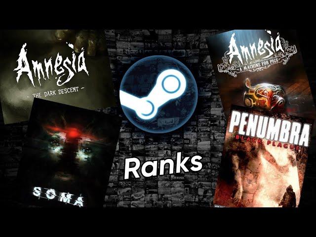 STEAM Ranks Every Frictional Games.. Game