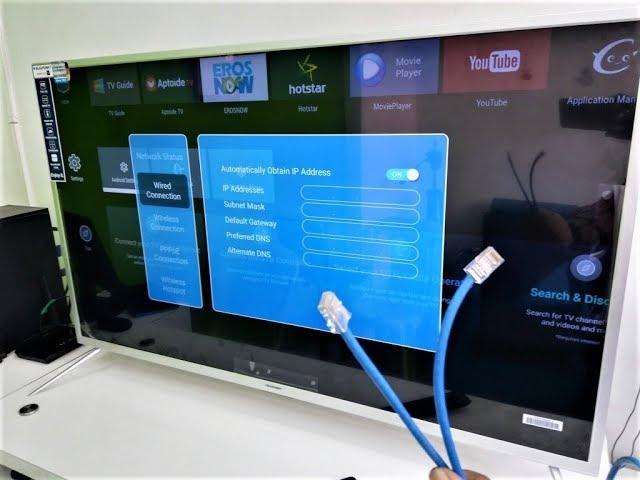 How to Setup Ethernet Wired Internet Connection For TV (Easy)