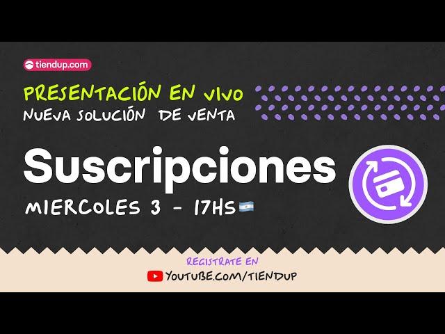 Presentación en vivo: Suscripciones (Crea tu sitio web de venta de membresías!)