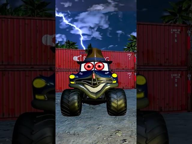 Lightning McQueen VS Mater SMILE MONSTER, Scary Story! BeamNG.drive
