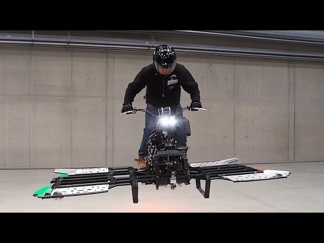 Man Builds GIANT DRONE to Make a FLYING MOTORCYCLE | Start to Finish by @mwigmedia