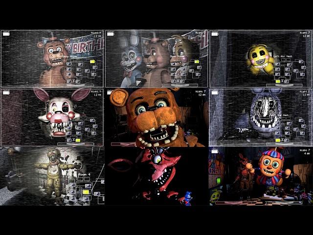 FNaF in Real Time Voice Lines Animation Compilation