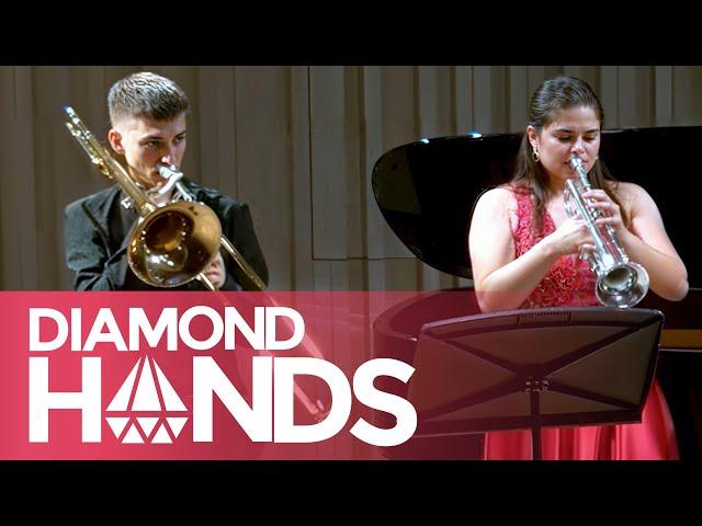 Diamond Hands for trumpet, trombone and piano | Jasmin Ghera, Miguel Zoco and Julian Chan