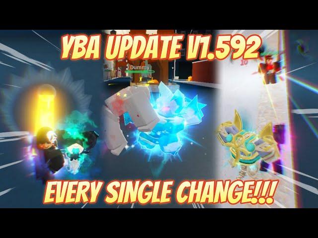 EVERY BALANCE Change In The YBA v1.592 UPDATE...