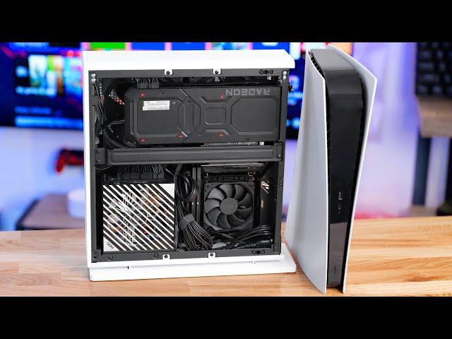 I Built a MINI Gaming PC... it's small like my Xbox and PS5! (AMD Ryzen)