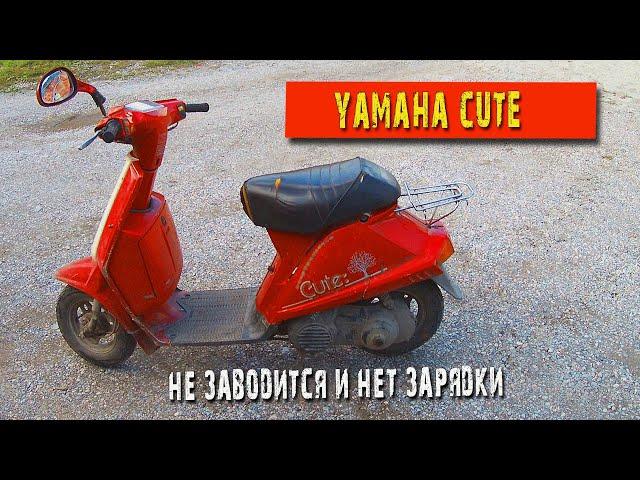 Yamaha Cute не заводится и нет зарядки