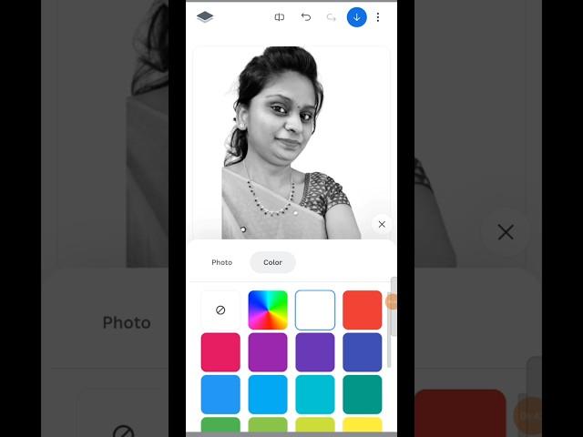 How to Change Background Colour in Passport size Photo in Mobile | White Background Photo