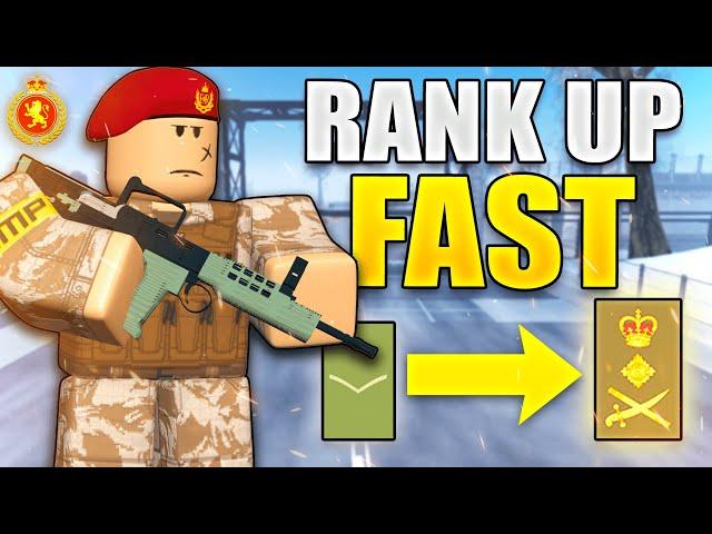 [ROBLOX] How to RANK up FAST! - ReaperAaron's British Army