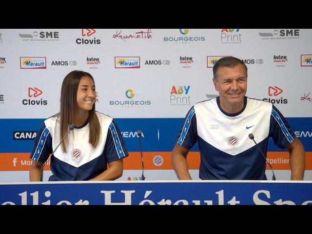 Point presse : Yannick Chandioux et Sonia Ouchène avant MHSC vs DFCO