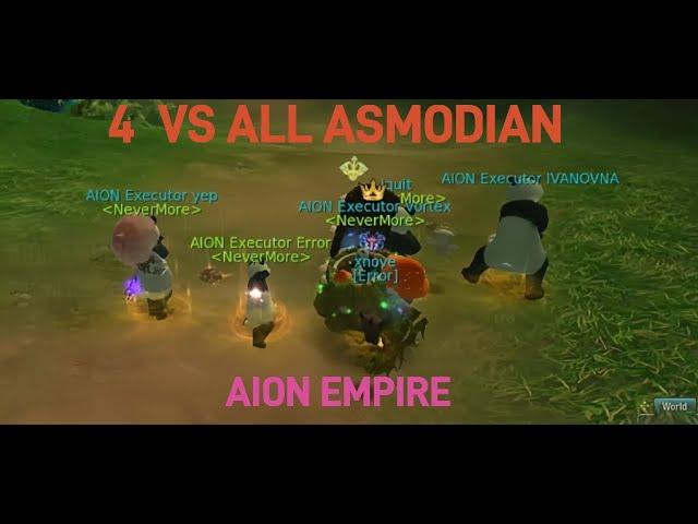 AION EMPIRE 4.8 OBT PVP ALLY VS ALLY WAR AT END