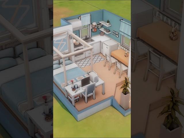 ASMR - let's build Micro Apartment ( No cc ) #sims4 #thesims4 #simstok #thesims #sims #sims4build