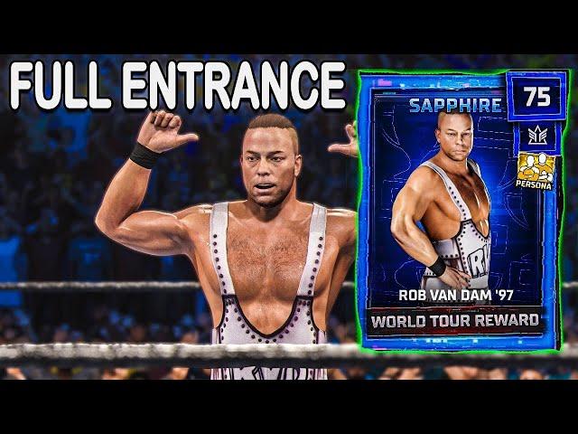 WWE2K25 PERSONA Rob Van Dam 97 Full Entrance