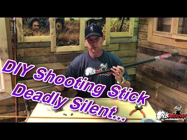 DIY Shooting Sticks, Deadly Silent, Cheap and Easy to Make, no nuts or bolts.