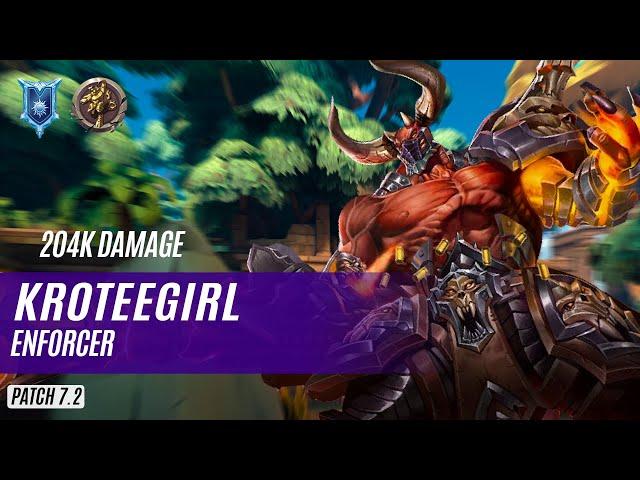 WOW 204K DAMAGE KroteEgirl RAUM PALADINS COMPETITIVE (DIAMOND) ENFORCER