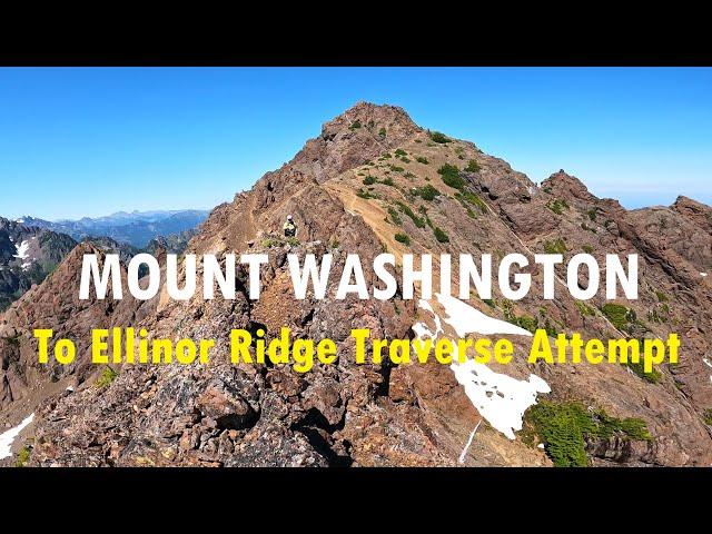 Mt Washington to Ellinor Ridge Traverse Attempt