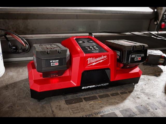 The Milwaukee® M18™ Dual Bay Super Charger at Wise  Line Tools