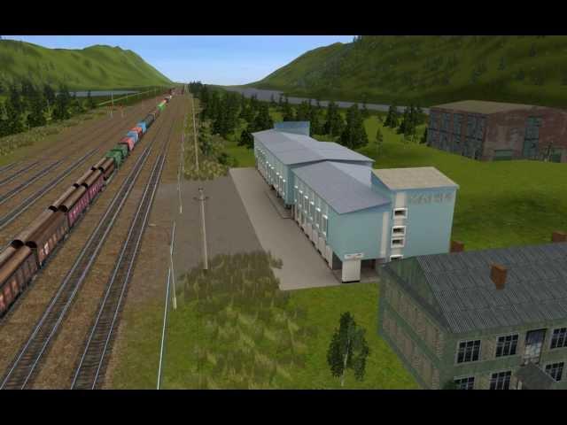 2ТЭ121-021 на БАМе!(Trainz 2012) Вымысел. часть 1