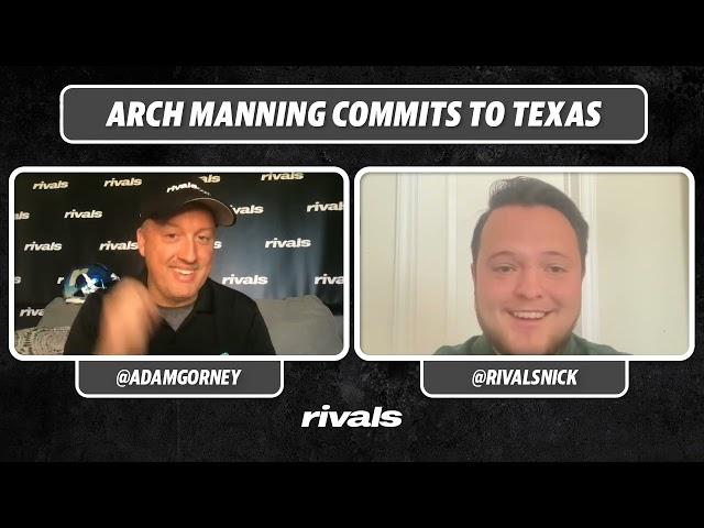 2023 No. 1 overall Arch Manning commits to Texas