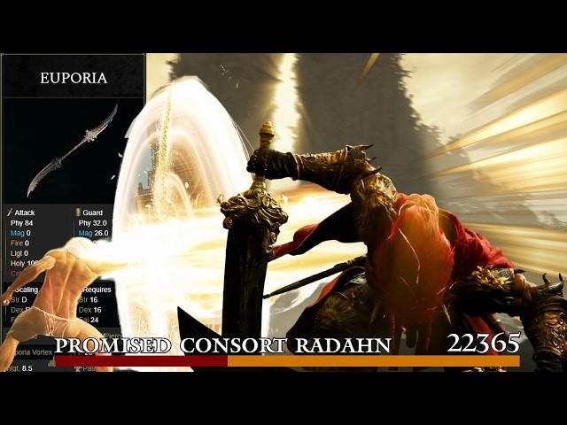 Breaking Elden Ring Only Using Euporia Twinblade!