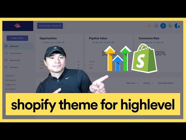 Shopify Theme for HighLevel