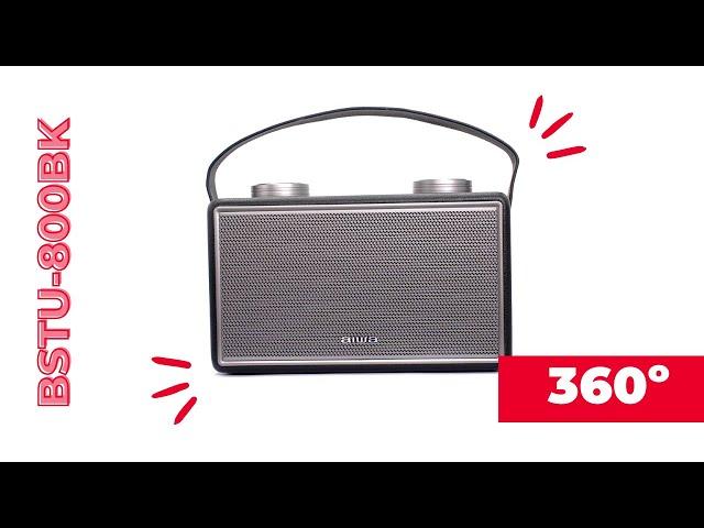 Portable Speaker Aiwa BSTU-800BK| Products 360º | Aiwa Europe