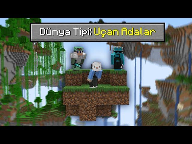 Minecraft Manhunt ama Uçan Adalardayız..