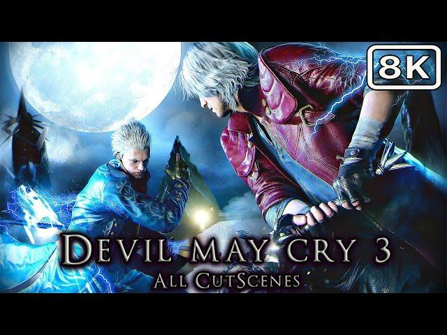 Devil May Cry 3 - All Cutscenes (Full Movie) 8K 60FPS Ultra HD