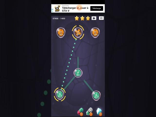 Cell expansion wars level 1400 walkthrough ⭐⭐⭐