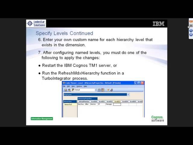 What You Need to Know for Integrating IBM Cognos TM1 and BI