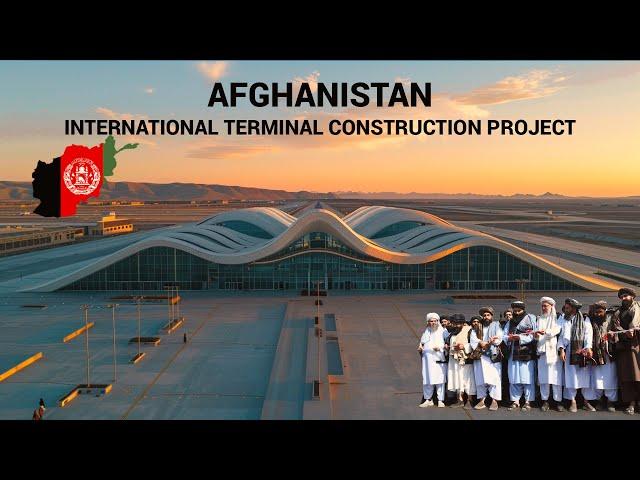 The beginning of the largest international terminal construction project in Afghanistan.