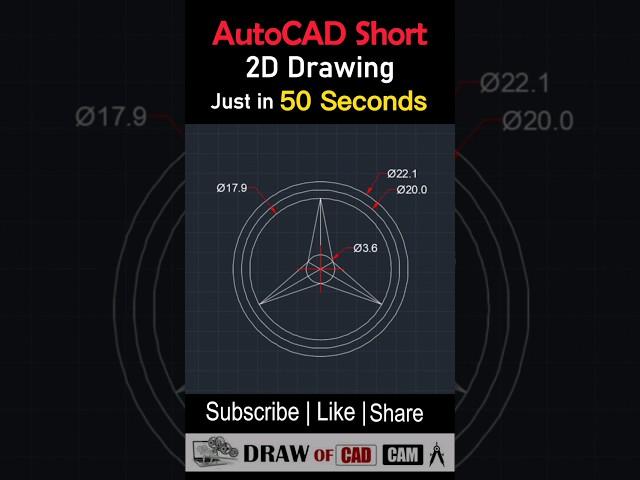 How To Manage The Only Autocad Shorts In 40 Sec | TheCAD Tutorial #shorts #short #tranding