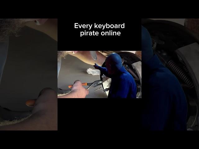 Every keyboard pirate online thinks they gotta tell you how they’re wrong   #truck #funny