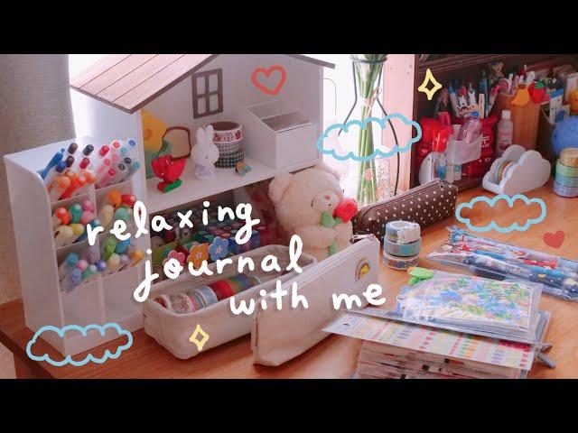 Journal With Me | Japanese Summer & Hydrangeas (June 2021 Monthly Spread)   | Rainbowholic