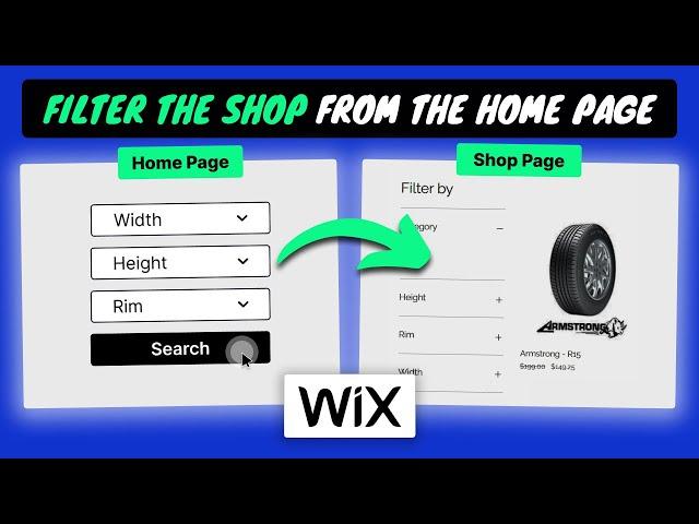 Quick Shop Filtering from Home | Wix Velo