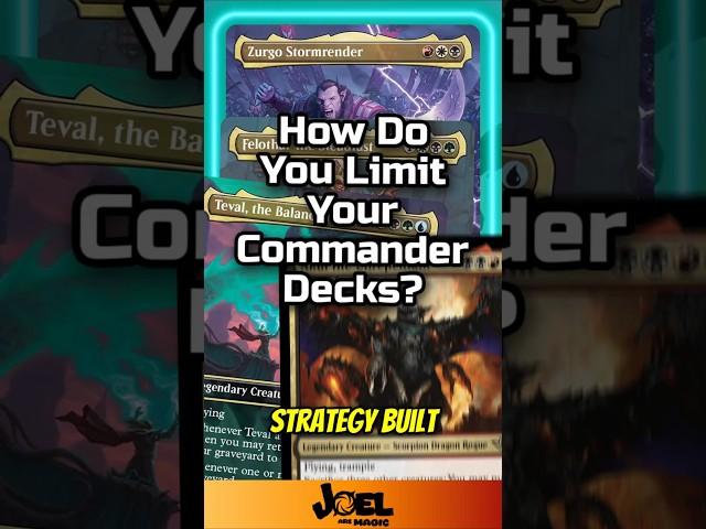 What's Your Commander Deck Collection Strategy? #shorts