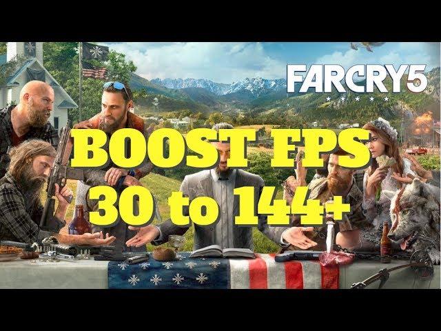 Far Cry 5 - How to BOOST FPS and performance on any PC!