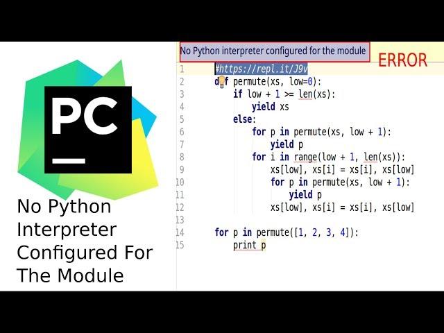 No Python Interpreter Configured For The Module - PyCharm/IntelliJ