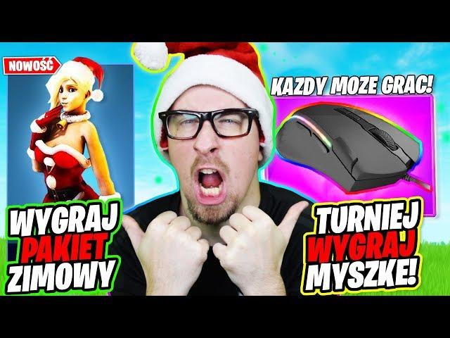 TURNIEJ O MYSZKE * KONKURS NA NOWY PAKIET * CUSTOMY W FORTNITE | hajtv